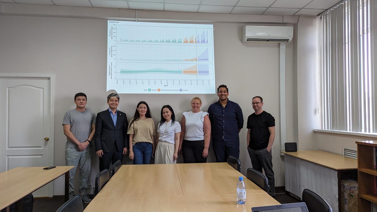 Presenting the Kazakhstan measles forecast model to Ministry of Health partners, Almaty, 2022