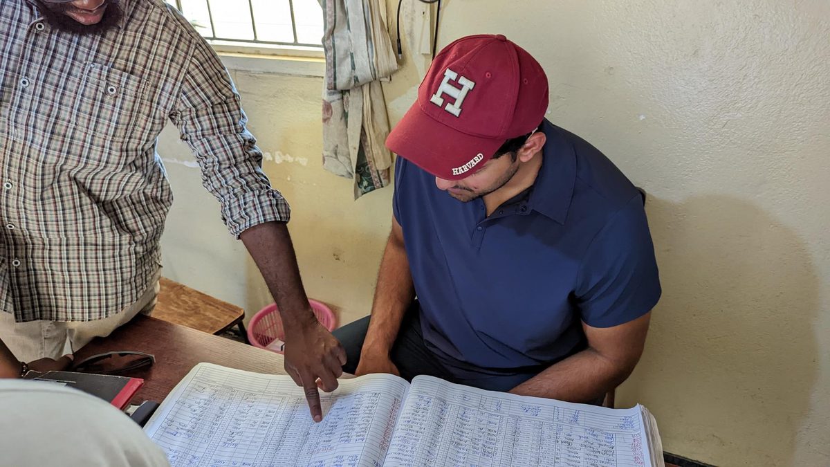 Reviewing surveillance records during CDC Outbreak Response Activity (OBRA) deployment, Malawi, 2023